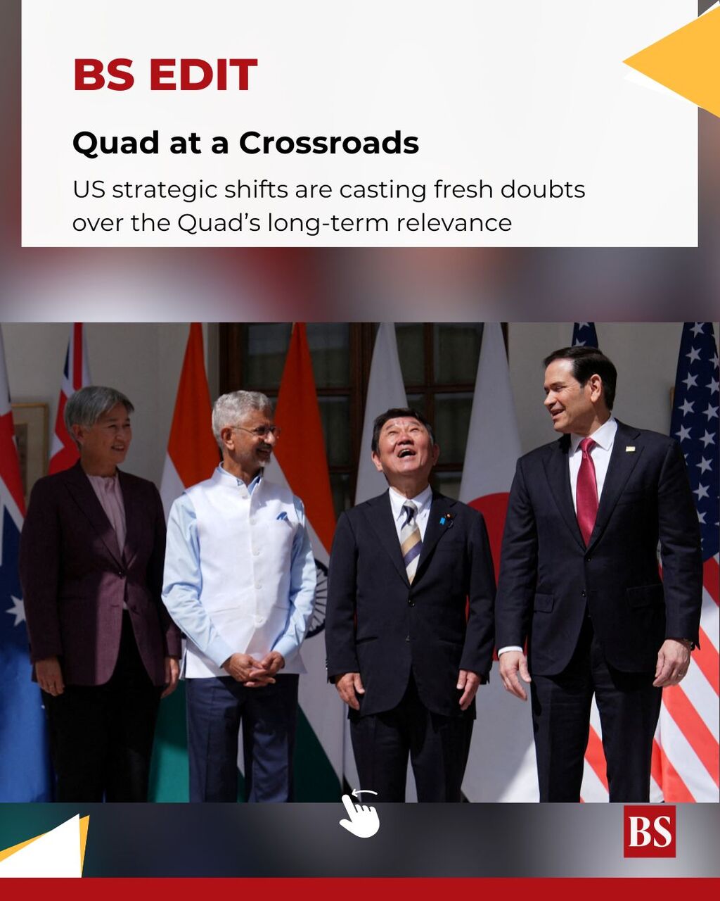 Shifting US geopolitical priorities are affecting Quad's relevance