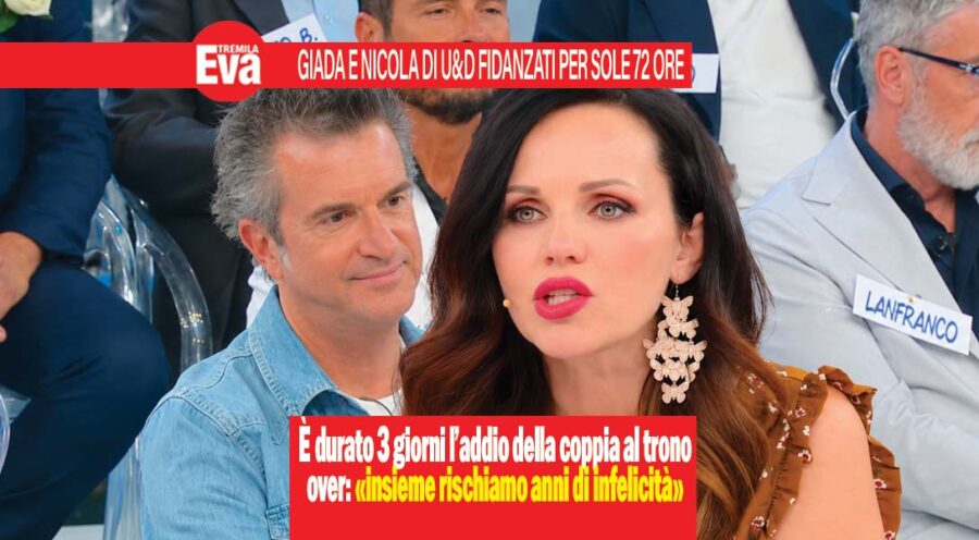 Giada e Nicola di Uomini e Donne, storia finita dopo 72 ore