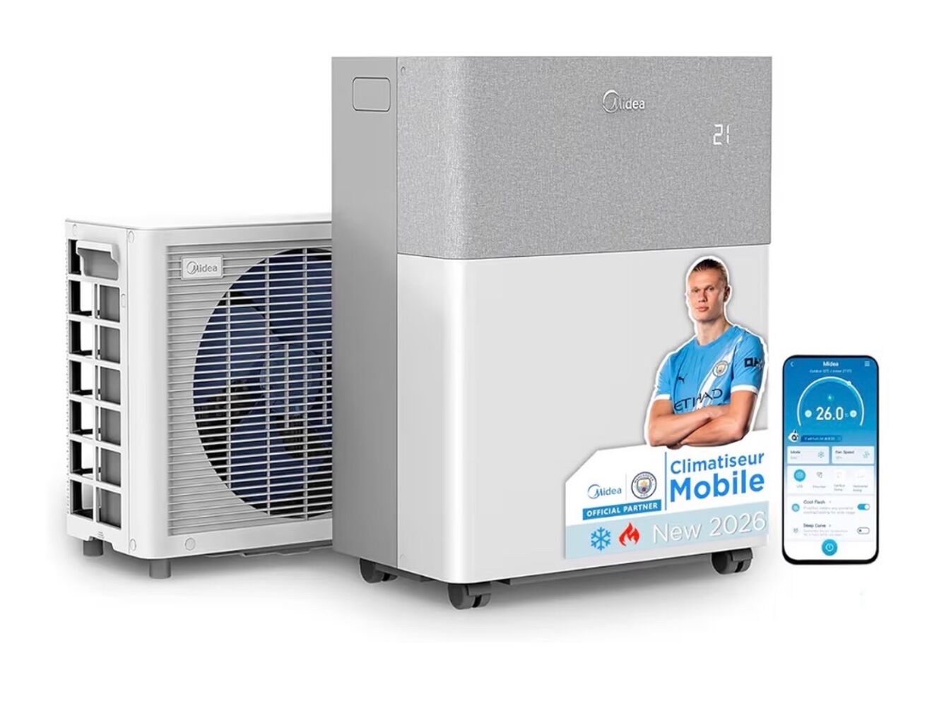N&deg; 507 climatiseur mobile bi bloc puissant 