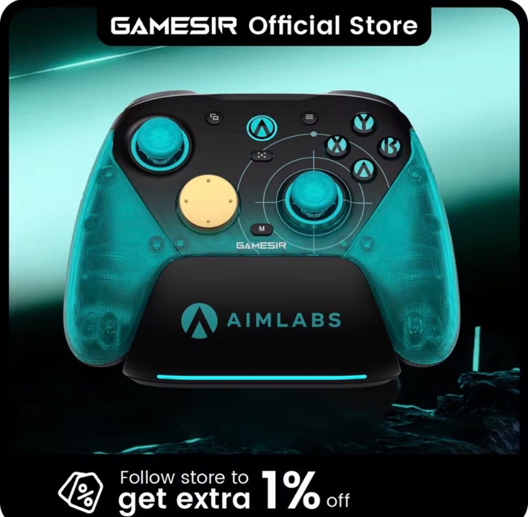 Controle Sem Fio GameSir G7 Pro 8K Aimlabs