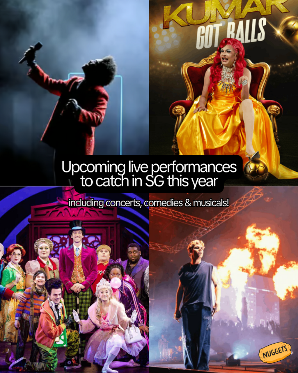 Upcoming Live Performances in 2026 &ndash; Concerts, Comedies & Musicals In Singapore
