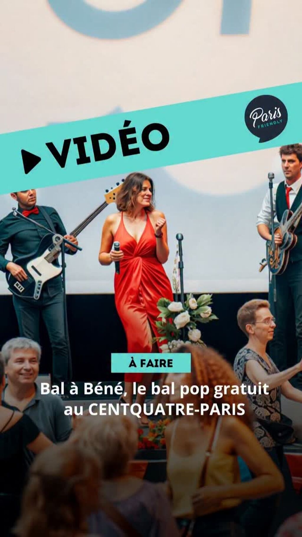 Musique live, DJ set et bal pop gratuit au CENTQUATRE le 31 mai.