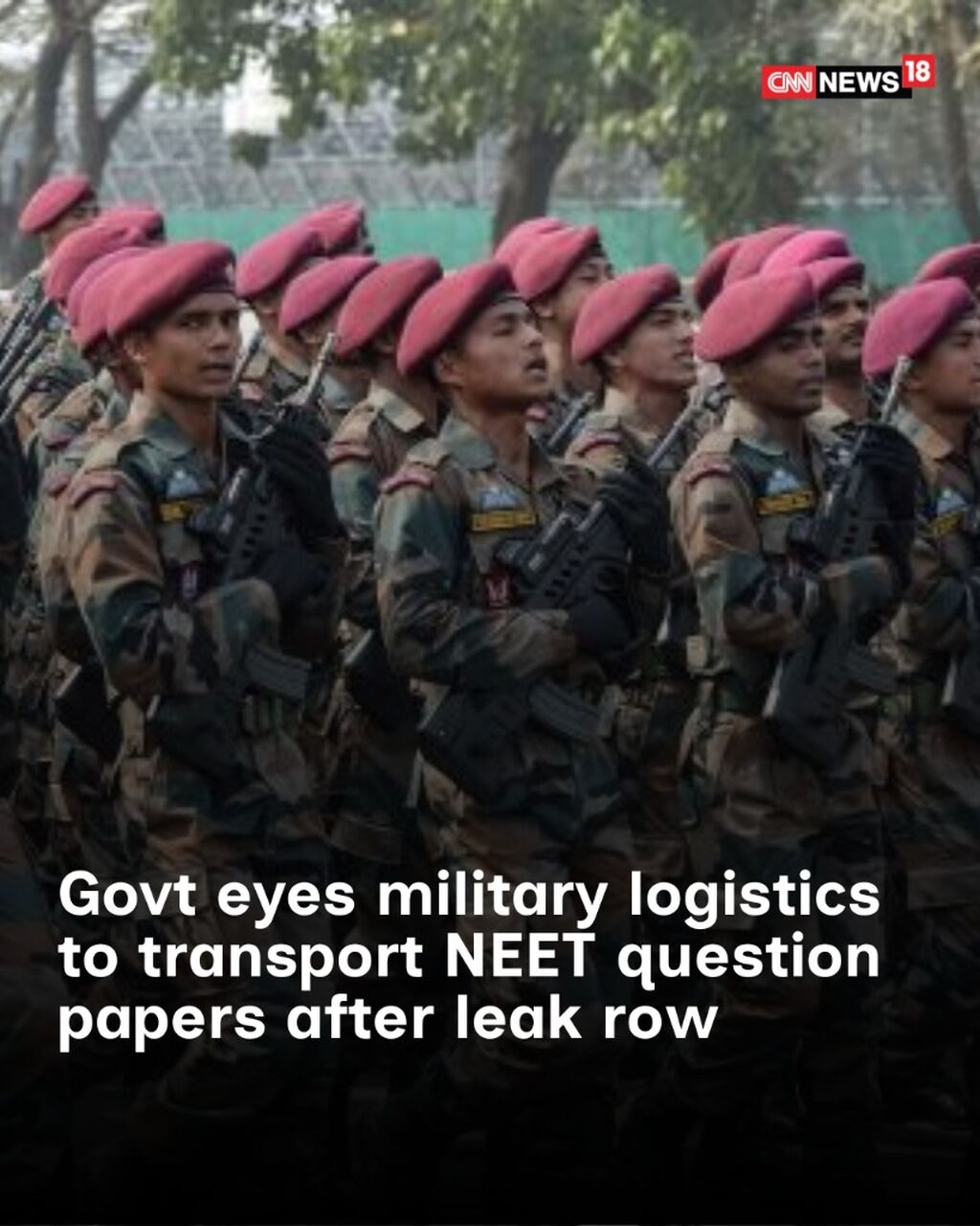 Govt eyes military logistics to transport NEET question papers after leak row