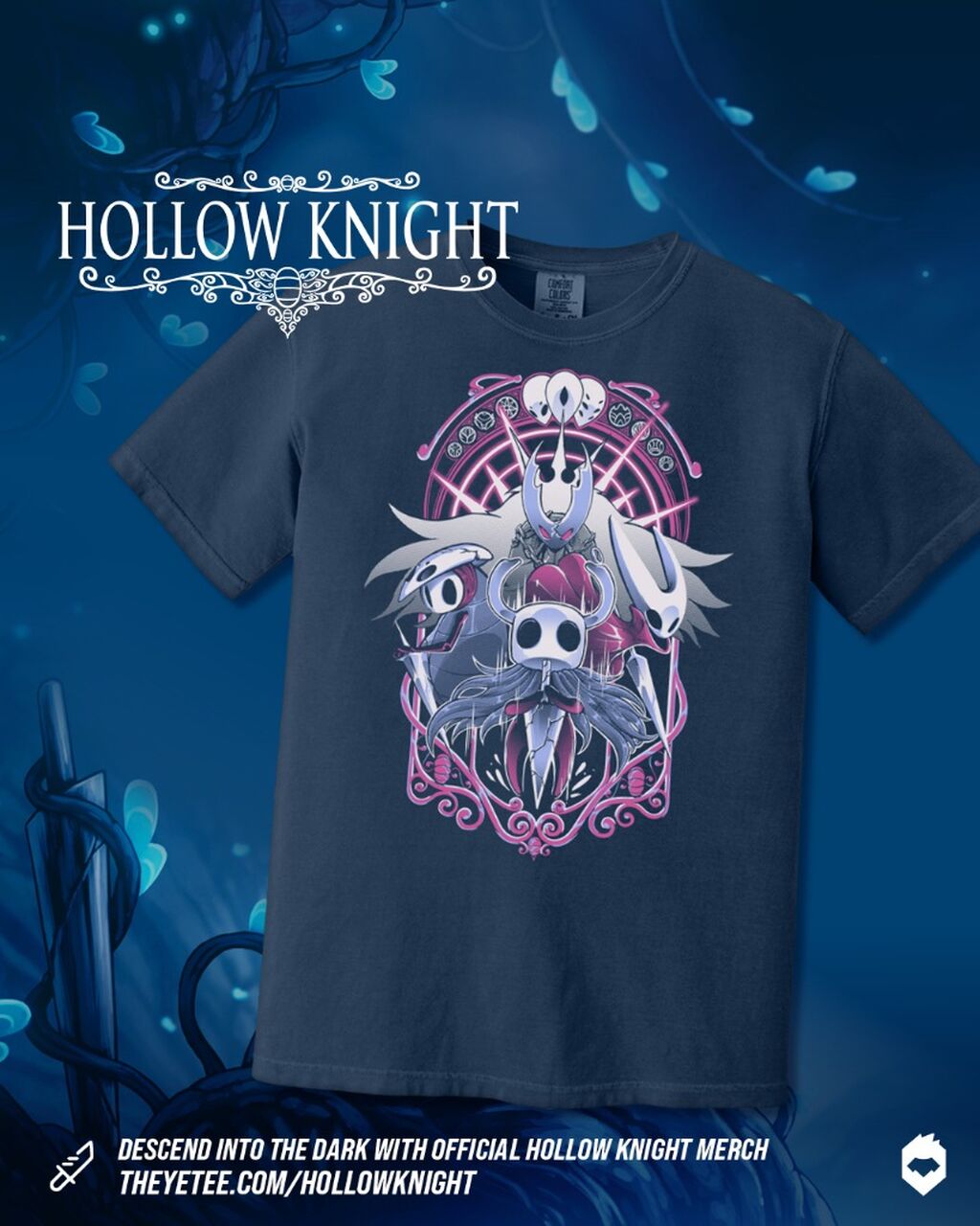 Dig Deep With A Classis Hollow Knight Tee!