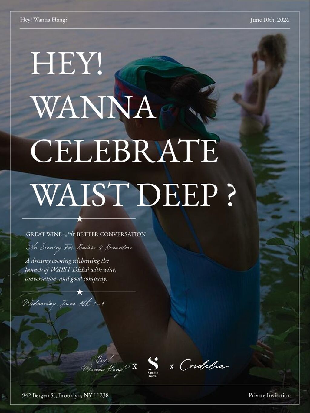 Hey! Wanna Celebrate WAIST DEEP?