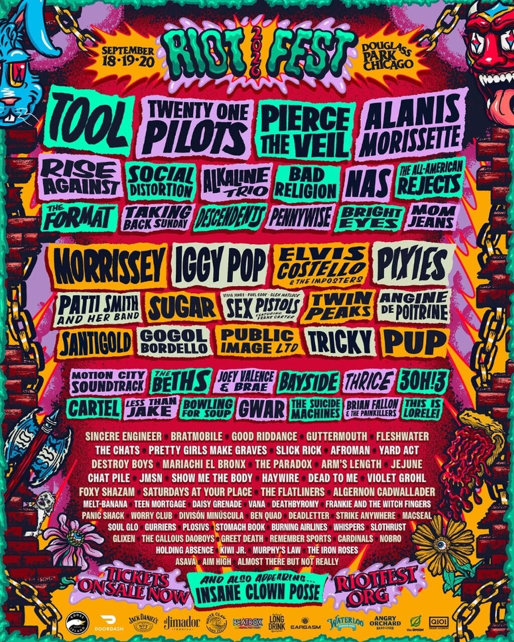 Elvis Costello at Riot Fest 2026 Tickets