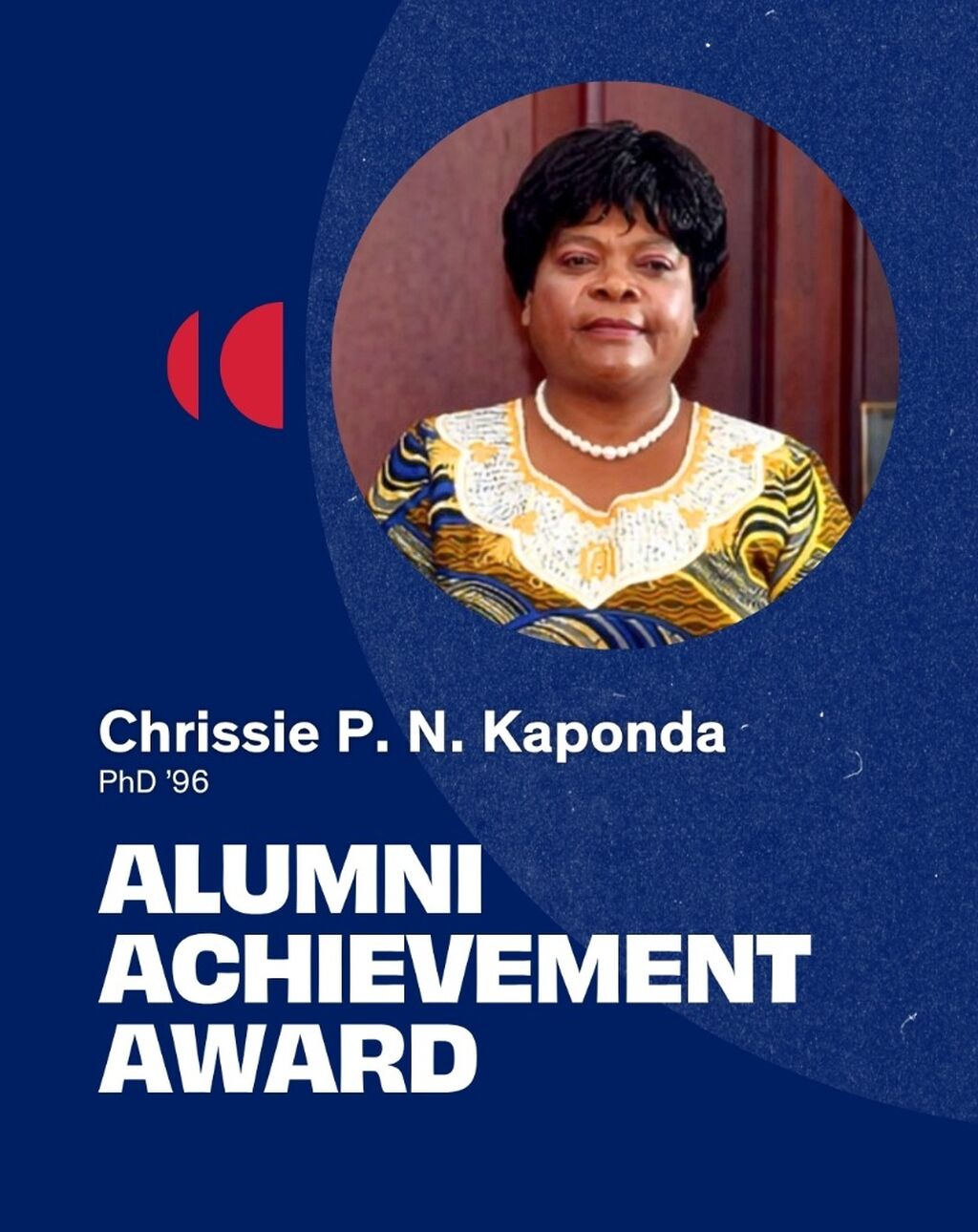 Dr. Chrissie P. N. Kaponda