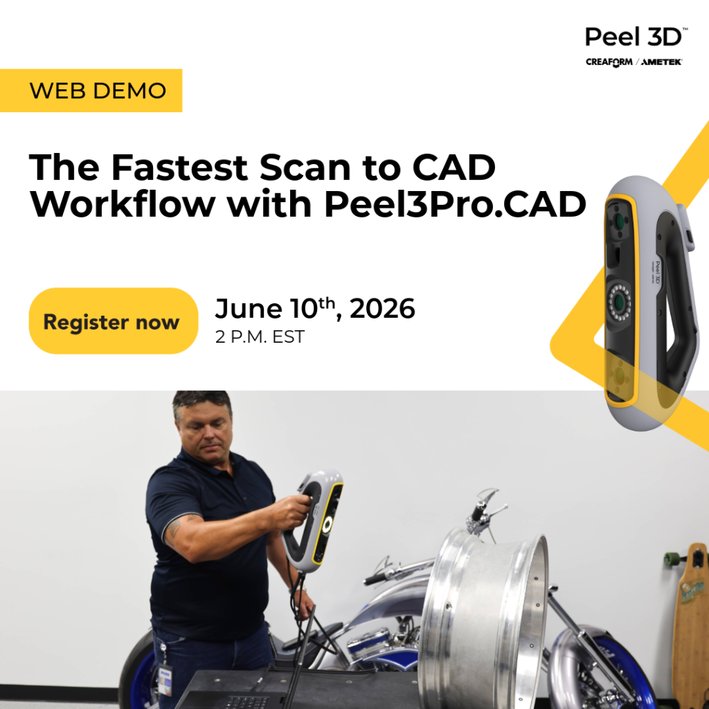 Web Demo: The Fastest Scan to CAD Workflow with Peel3Pro.CAD