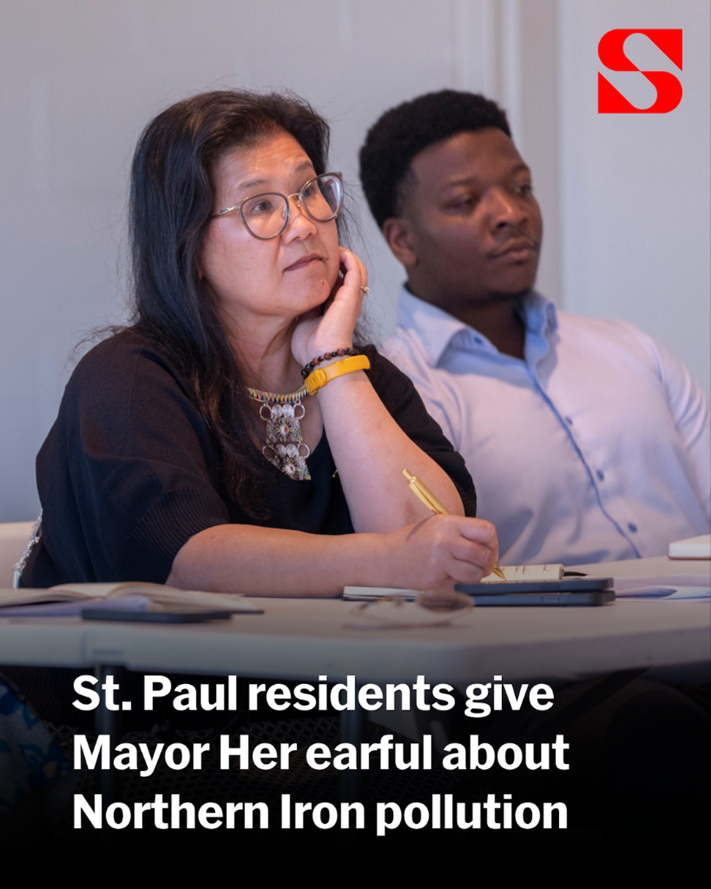 Mayor Her hears earful from East Side residents about pollution from Northern Iron foundry