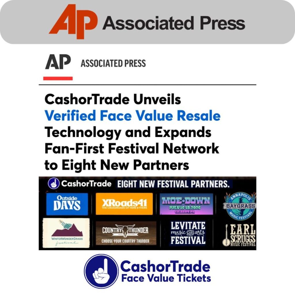 CashorTrade announces Verified Face Value Resale Technology