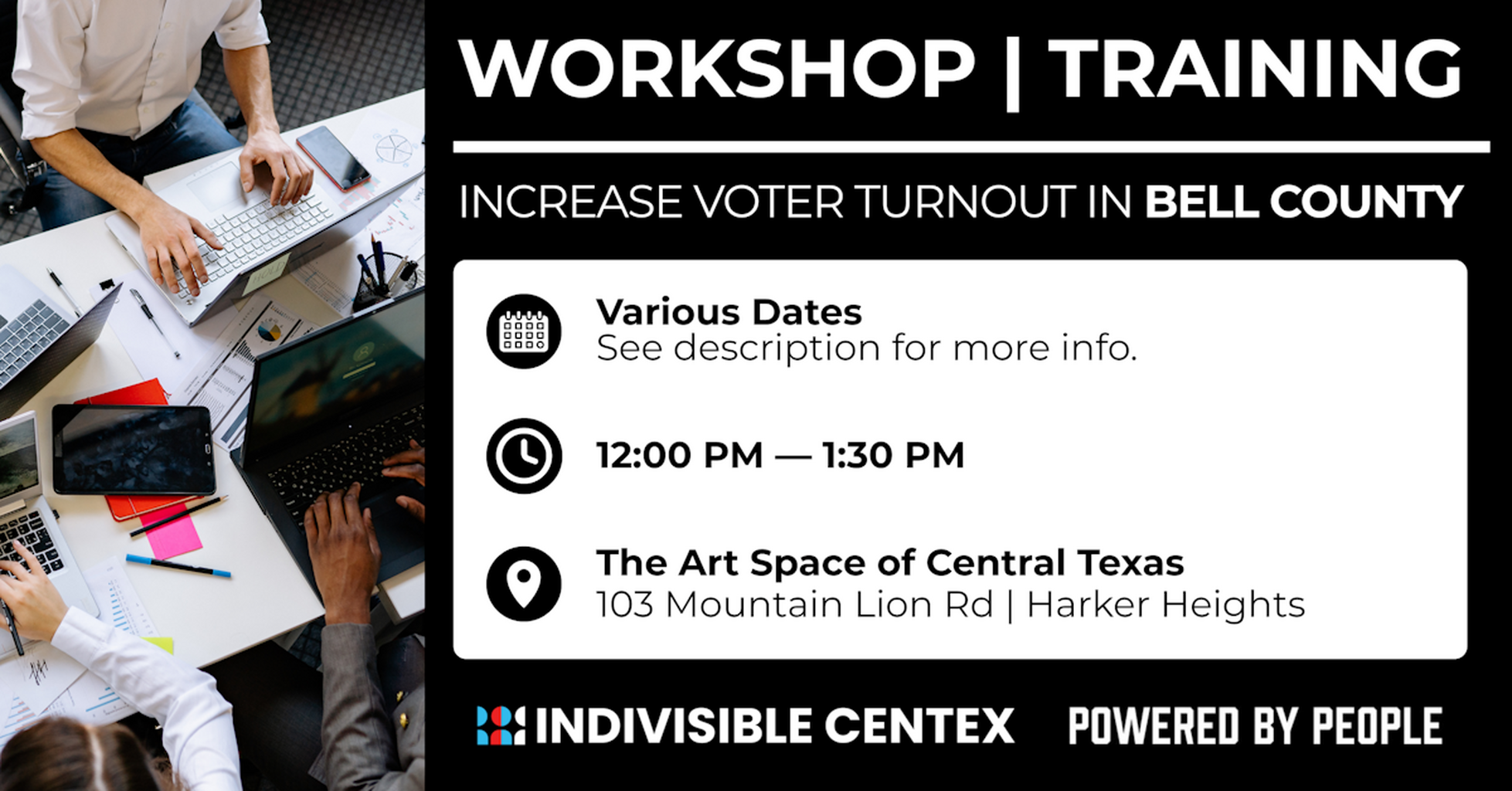 Increase Voter Turnout Workshop & Training &middot; Indivisible CenTex