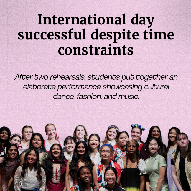 International day successful despite time constraints