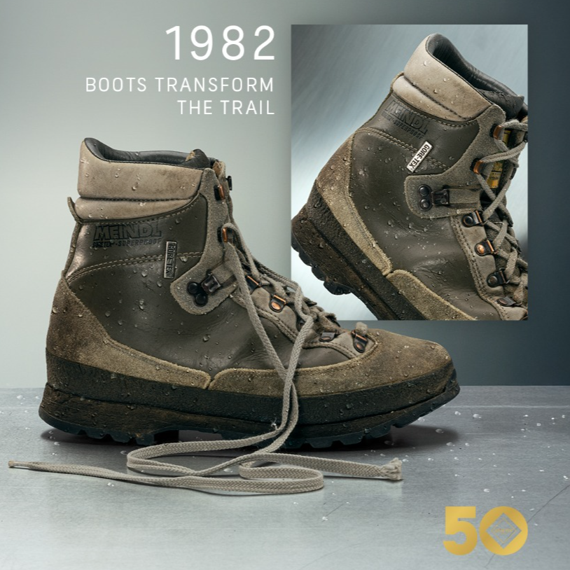 GTX 50 | Historic Product | 1982 - Boots transform the trail