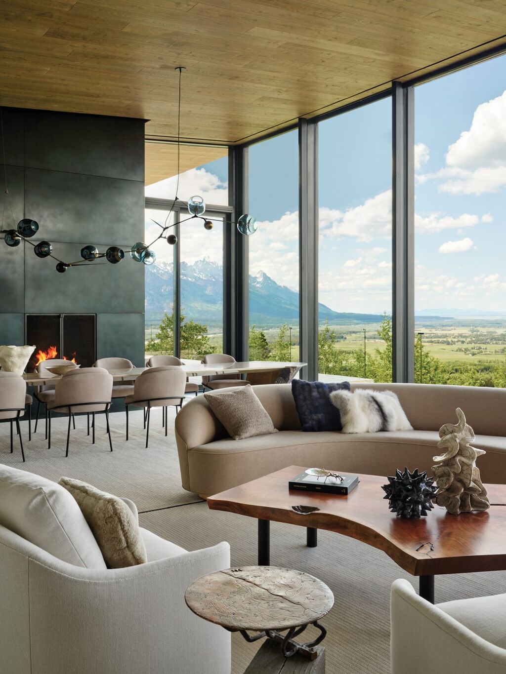 A Teton Retreat By WRJ Design And Northworks Is Guided By Light