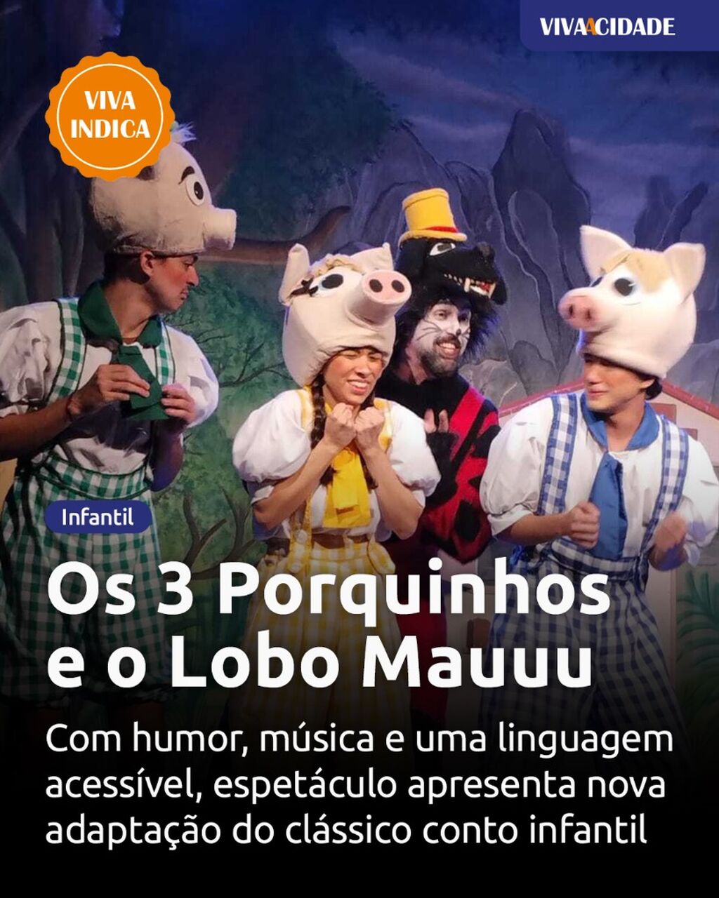 Os 3 Porquinhos e o Lobo Mauuu