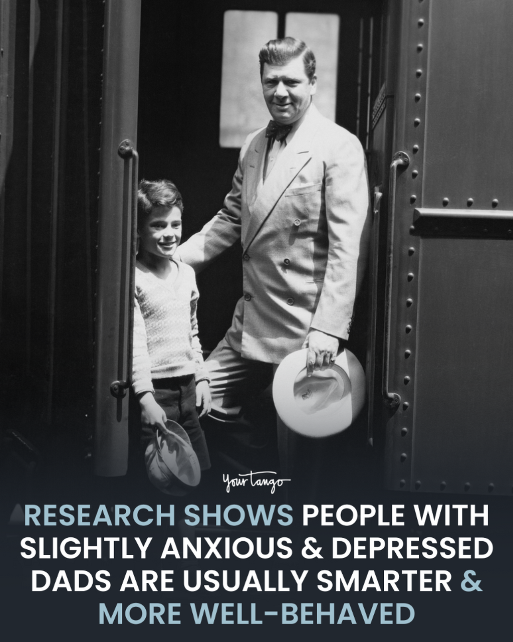 People With Slightly Anxious & Depressed Dads Are Usually Smarter & More Well-Behaved, According To Research