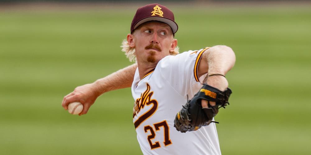 Arizona State rides Klecker&rsquo;s gem, big inning to Sunday