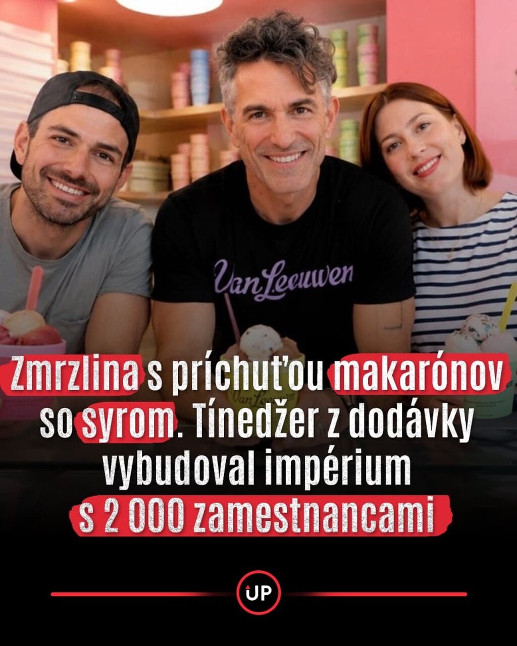 Zmrzlina s pr&iacute;chuťou makar&oacute;nov so syrom. T&iacute;nedžer z dod&aacute;vky vybudoval imp&eacute;rium s 2 000 zamestnancami