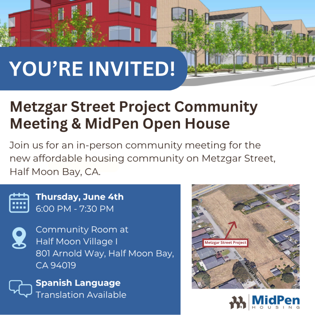 Metzgar Street Project Community Meeting - RSVP Today