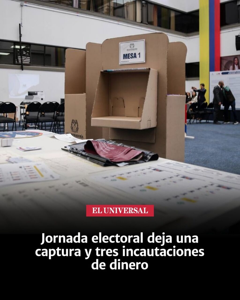 Jornada electoral deja una captura y tres incautaciones de dinero