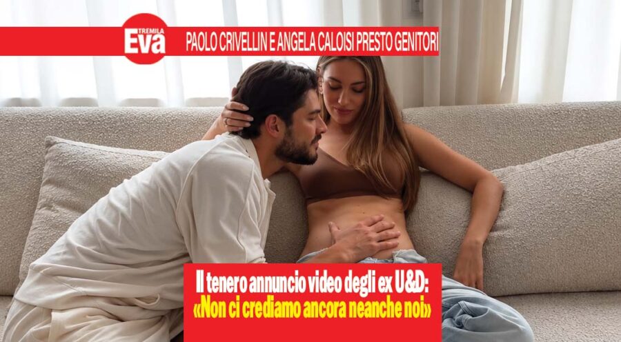 Angela Caloisi e Paolo Crivellin presto genitori: il video