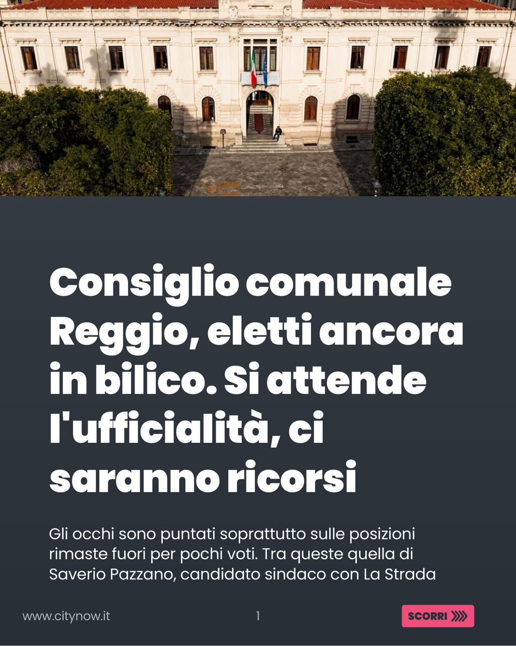 Consiglio comunale Reggio, eletti ancora in bilico. Si attende l&rsquo;ufficialit&agrave;, ci saranno ricorsi