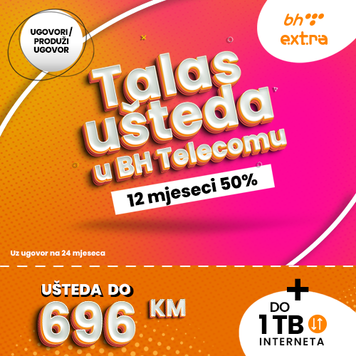 Talas u&scaron;teda u BH Telecomu: Vi&scaron;e giga i 50% popusta na pretplatu!