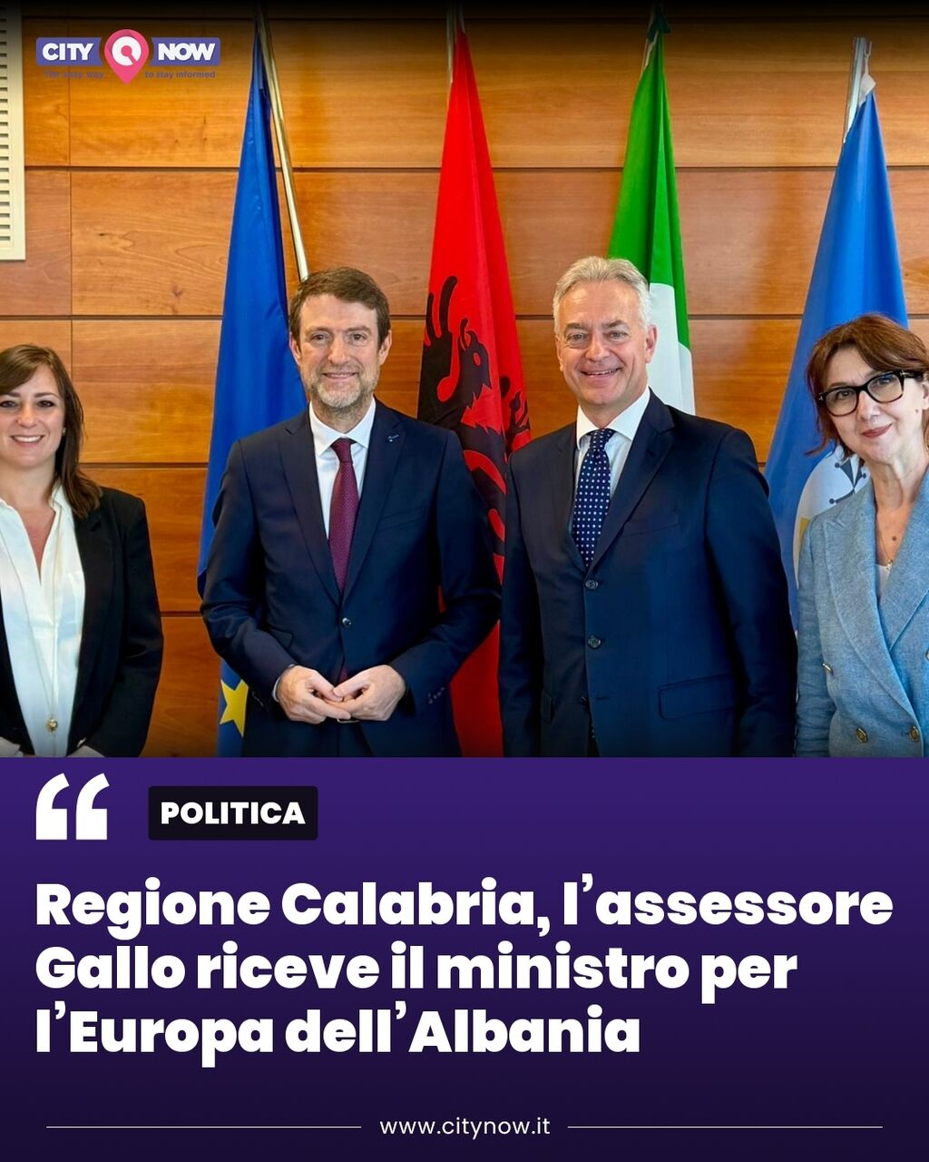 Regione Calabria, l&rsquo;assessore Gallo riceve il ministro per l&rsquo;Europa dell&rsquo;Albania
