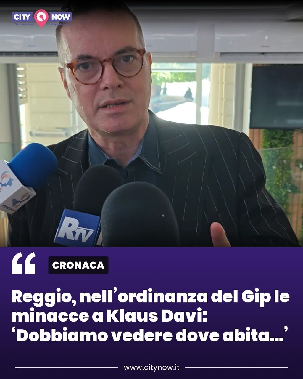 Reggio, nell&rsquo;ordinanza del Gip le minacce a Klaus Davi: &lsquo;Dobbiamo vedere dove abita&hellip;&rsquo;