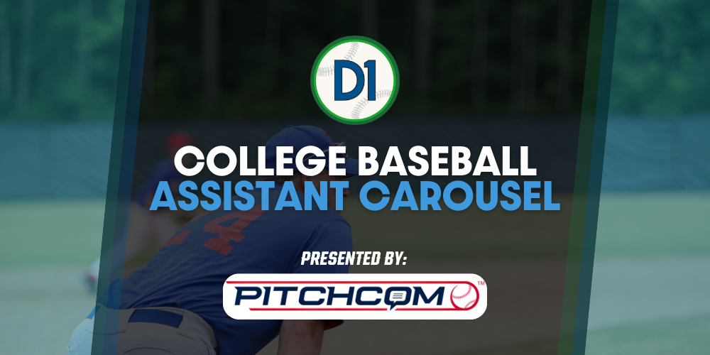 2026 D1Baseball Assistant Coach Carousel