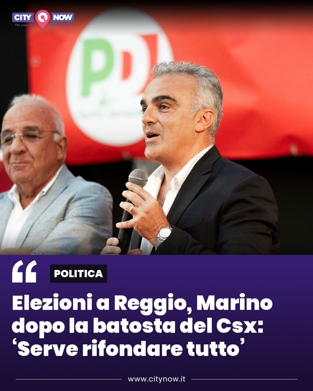 Elezioni a Reggio, Marino dopo la batosta del Csx: &lsquo;Serve rifondare tutto&rsquo;