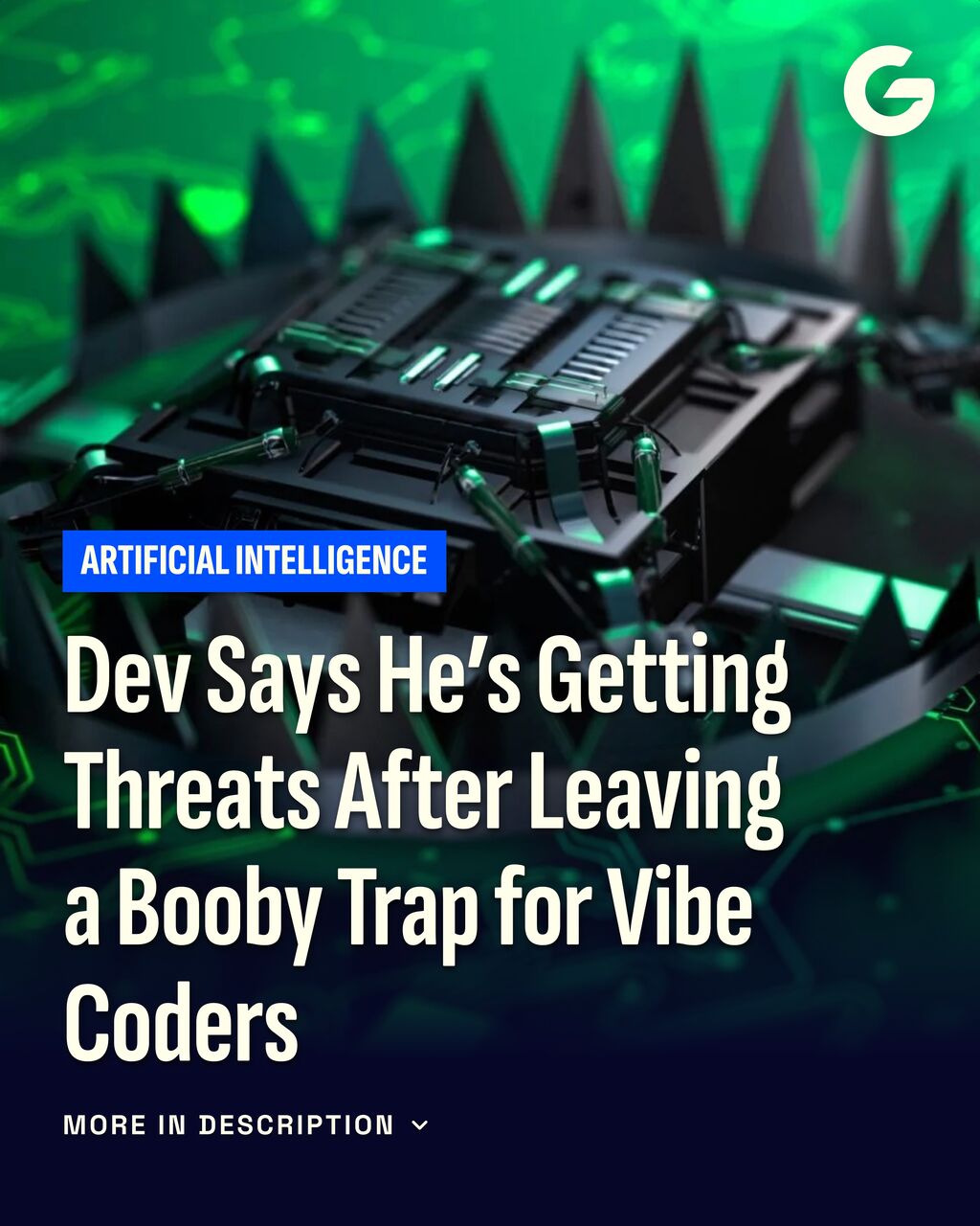 Dev Says He&rsquo;s Getting Threats After Leaving a Booby Trap for Vibe Coders