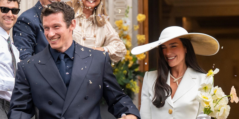 Dua Lipa & Callum Turner's Wedding Photos: See the Married Couple Moments After Saying 'I Do'