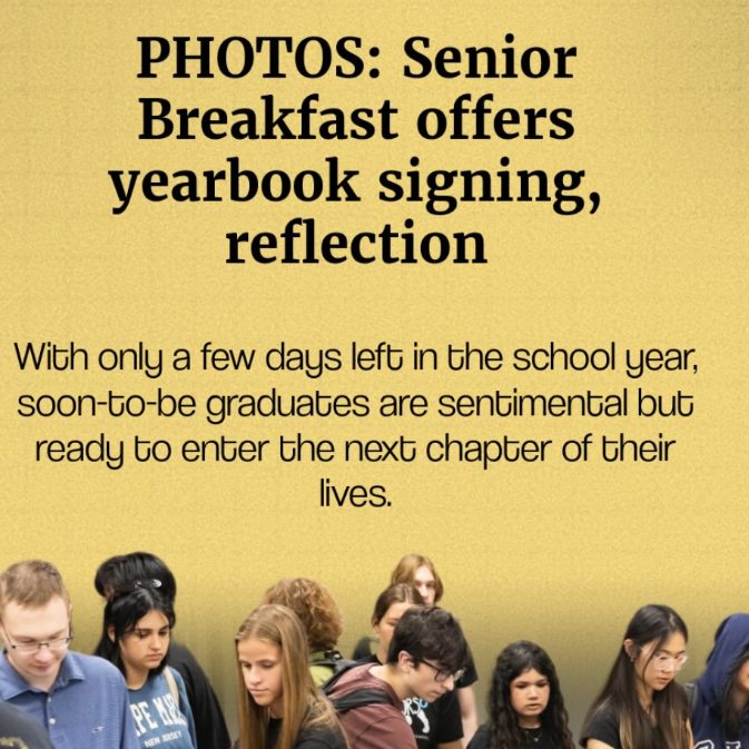 PHOTOS: Senior Breakfast offers yearbook signing, reflection