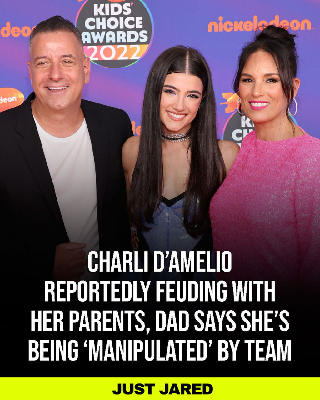 Charli D'Amelio's Dad Responds to Family Feud Rumors, Says She's Being 'Manipulated'