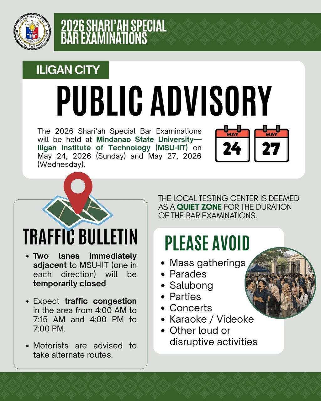 #2026ShariahBar ADVISORY