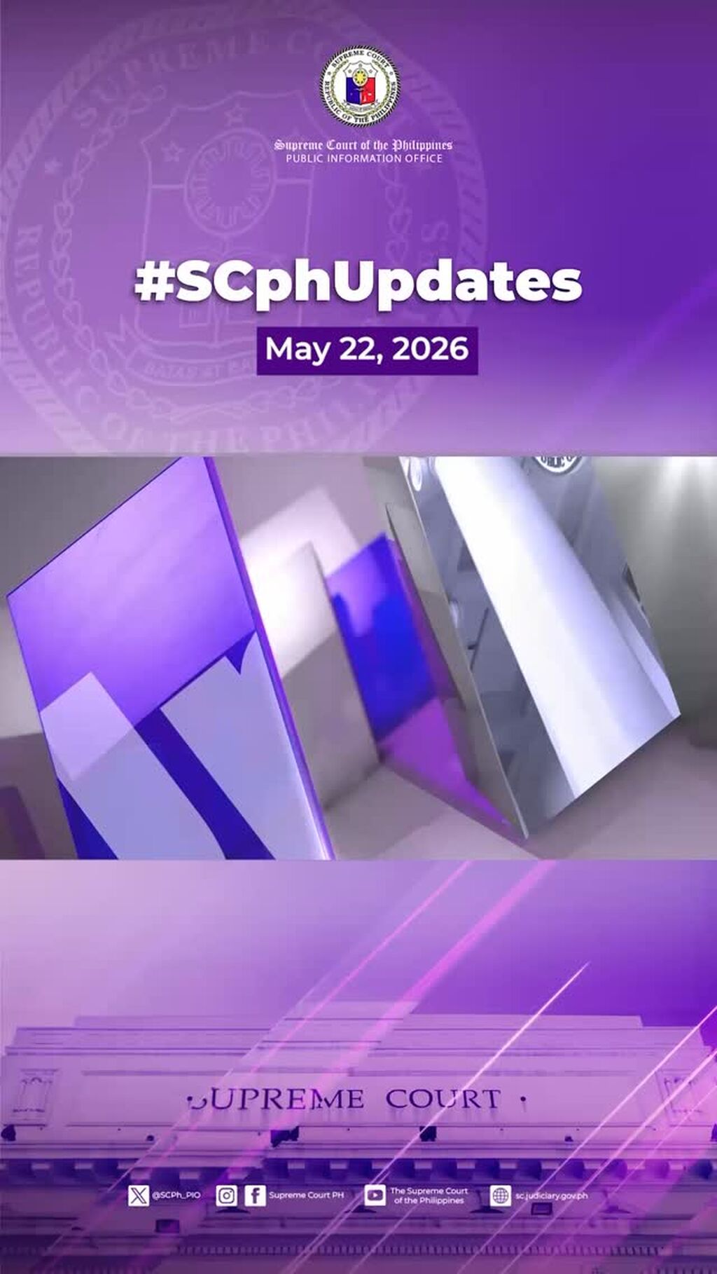 #SCphUpdates May 22, 2026