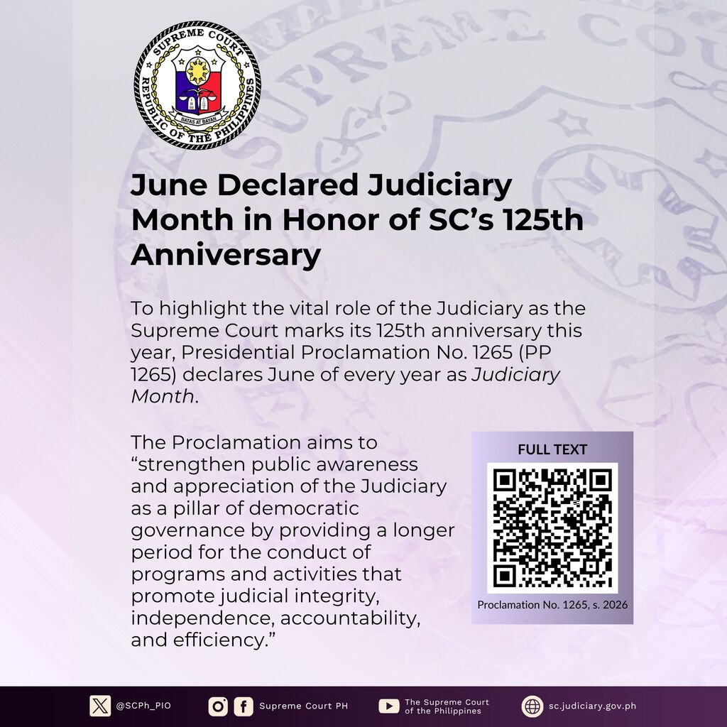 June Declared Judiciary Month in Honor of SC&rsquo;s 125th Anniversary