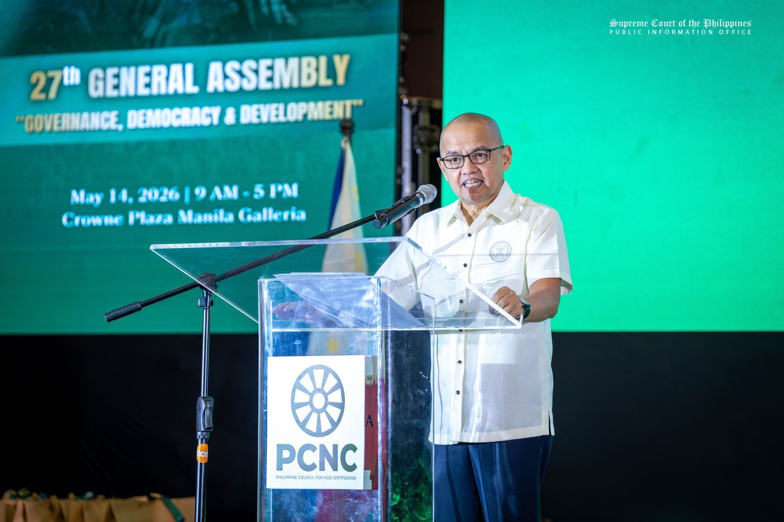 Senior Associate Justice Leonen: Democracy Thrives Only When Governance is Credible, Accountable