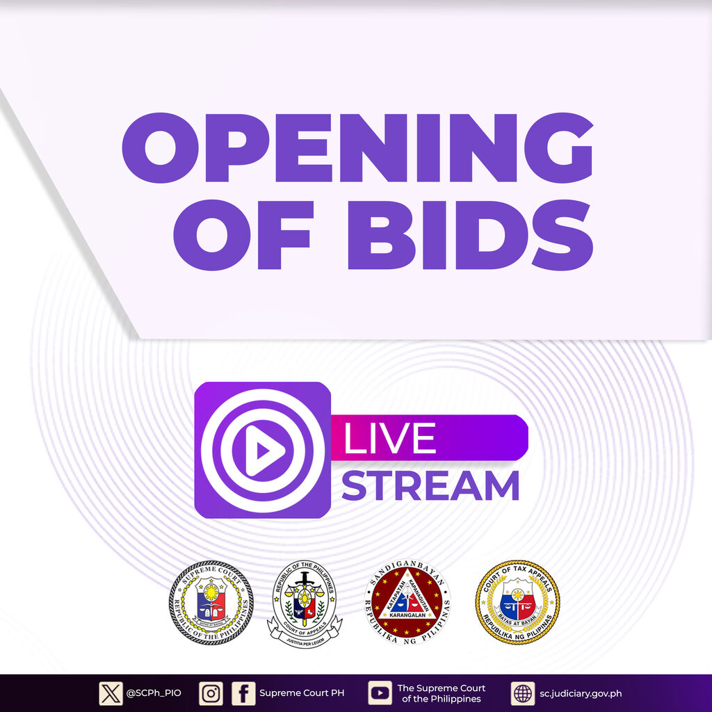 Opening of Bids