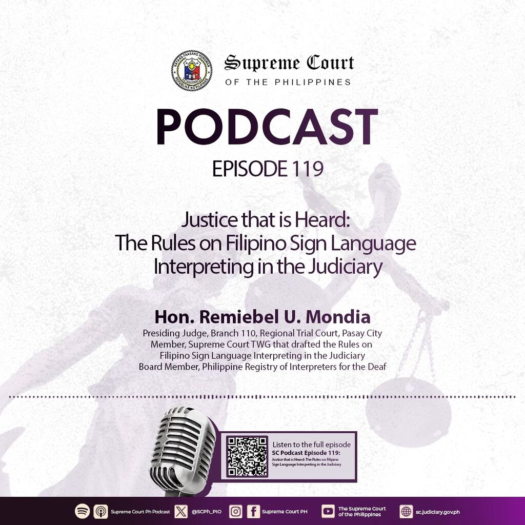 EPISODE 119: Justice that is Heard: The Rules on FSL Interpreting in the Judiciary