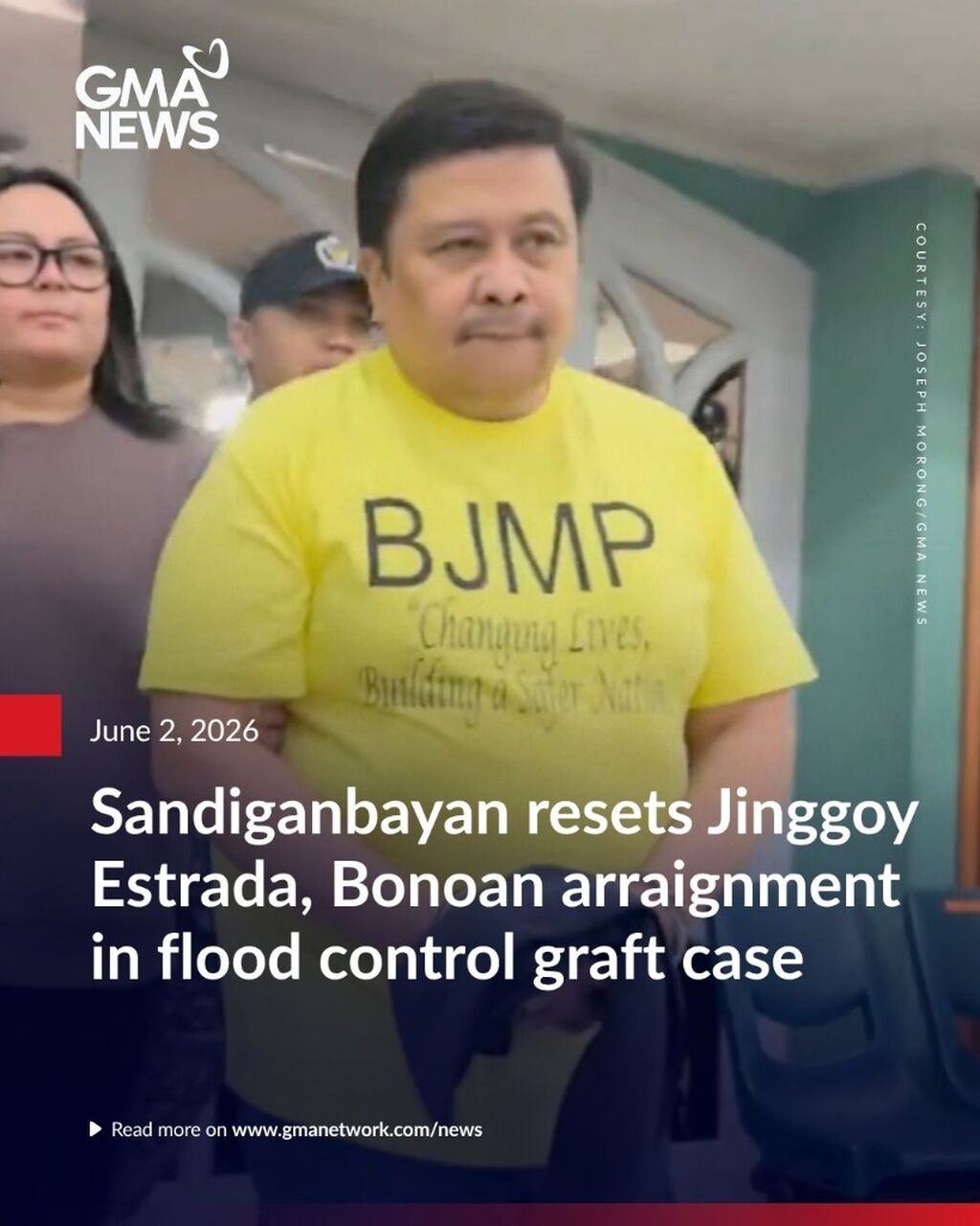 Sandiganbayan resets Jinggoy Estrada, Bonoan arraignment in flood control graft case