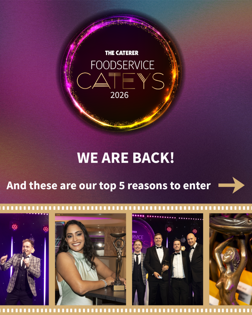 5 reasons to enter the Foodservice Cateys 