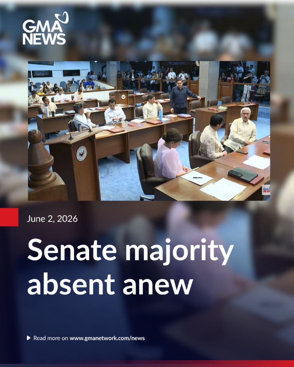 Senate majority absent anew