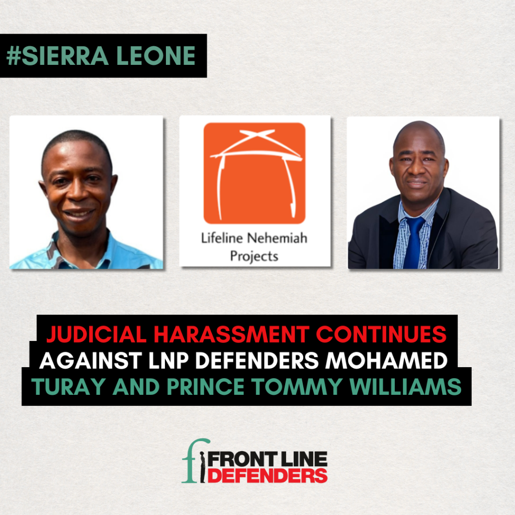 &nbsp;Judicial harassment of organisation Lifeline Nehemiah Projects