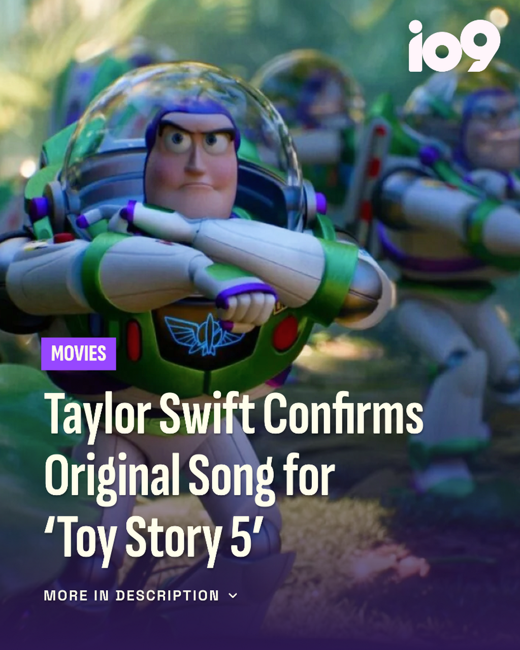 Taylor Swift Confirms Original Song for &lsquo;Toy Story 5&rsquo;
