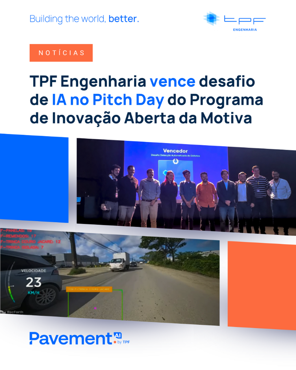 TPF Engenharia vence desafio de IA no Pitch Day do Programa de Inova&ccedil;&atilde;o Aberta da Motiva