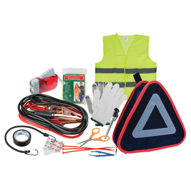 11 pc. Roadside Emergency Kit