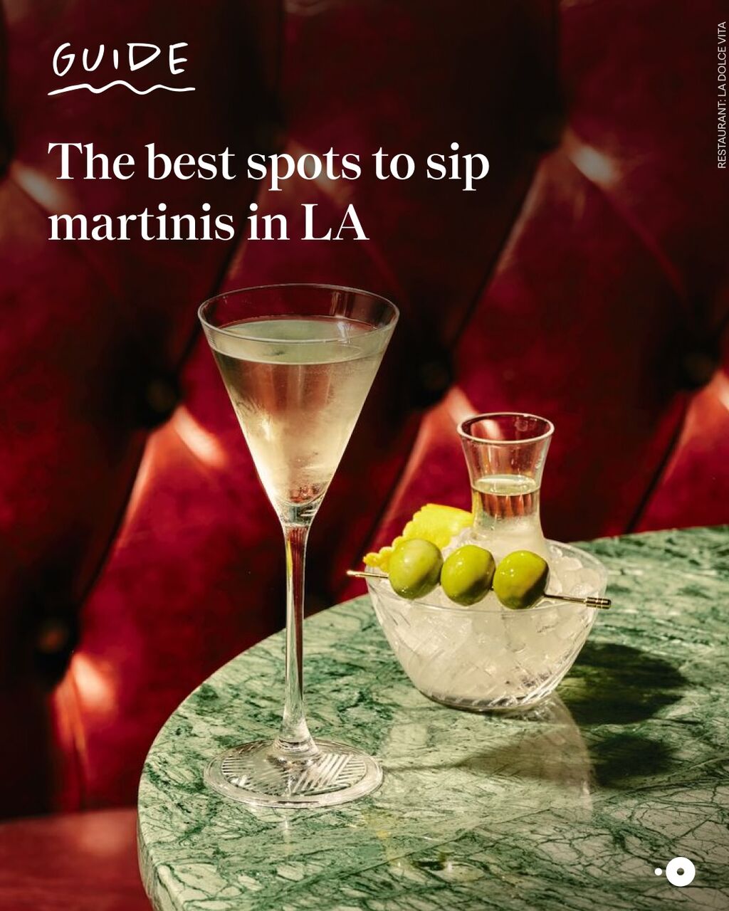 The best spots to sip martinis in LA