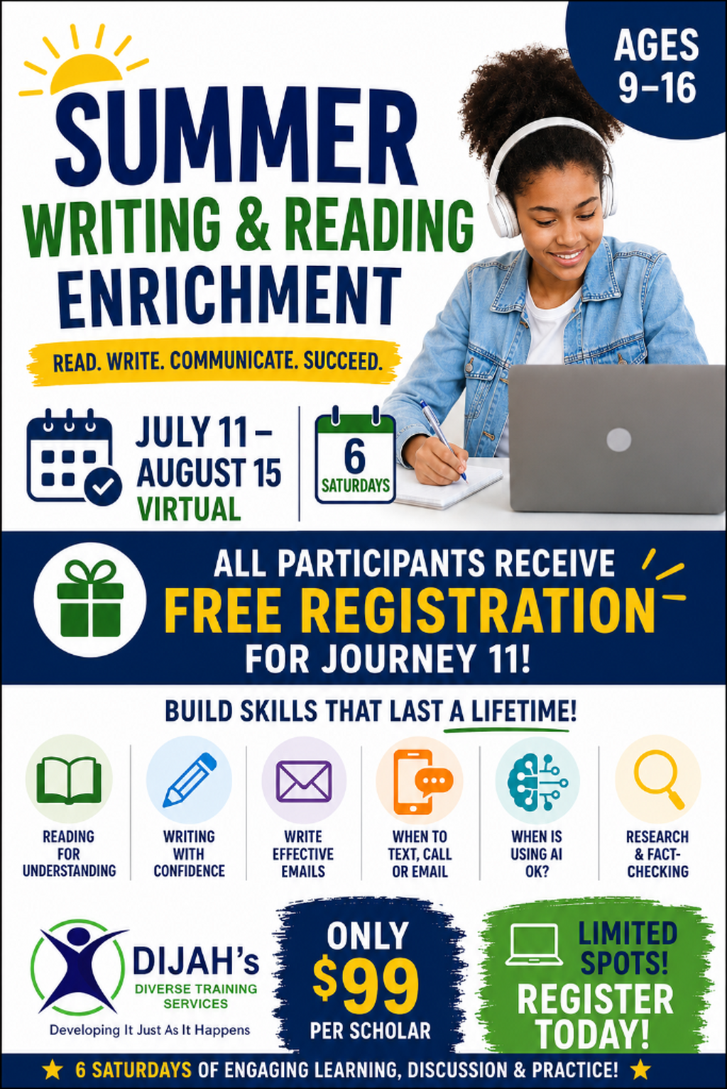 Summer Writing & Reading Enrichment 